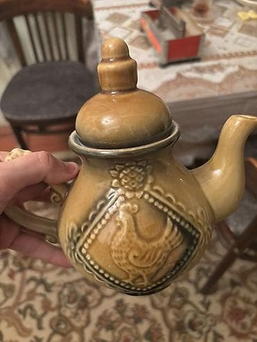 çaydan: Çay dəsti, rəng - Bej, Keramika — 2