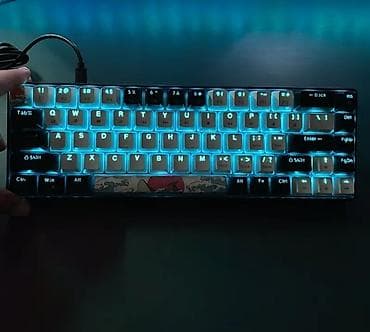 f1 23: Mekanik klaviatura – kompakt 60% layout - Rəngli RGB arxa işıqlanma — 7