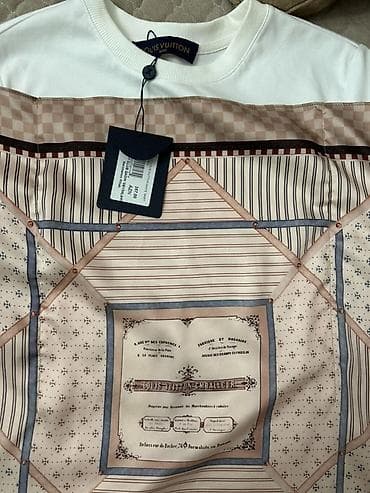 qadın baş ortuyu: Louis Vuitton köynək - Material: 100% ipək (etiketli) Etiketi — 5