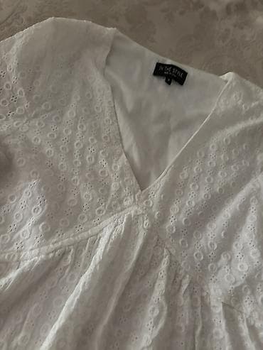 mini etek: Brend: In The Style Model: Astarli ağ broderiya (broderie anglaise) — 2