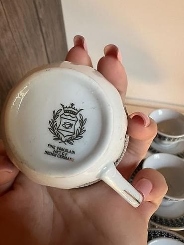 kontakt home samovar: Qəhvə dəsti, rəng - Ağ, Farfor, 6 nəfərlik, Almaniya — 3