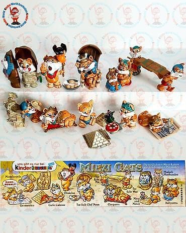 hello kitty oyuncaq: Kinder surprise kohne misir misikleri Miezi cats colleksiyasi satilir — 1