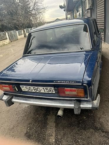 Avtomobil alışı: VAZ 2106, mavi rəng, sedan kuzov. - Salon: qara rəngli oturacaqlar — 5