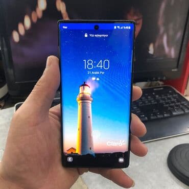 Samsung: Samsung Note 10, 256 GB, rəng - Qara, Barmaq izi — 1