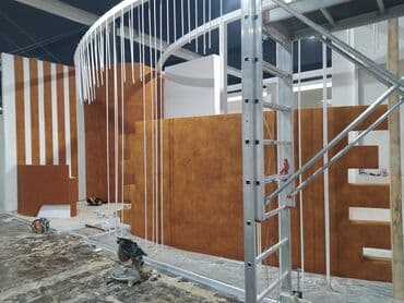 Malyar işləri. 5-7 manat arası dəyişir. Sulu aboy- və kağız aboyluq