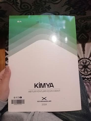 kimya test: Kimya – Abituriyentlər üçün vəsait (Güvən nəşrləri, 2024) - Nəşr ili — 1
