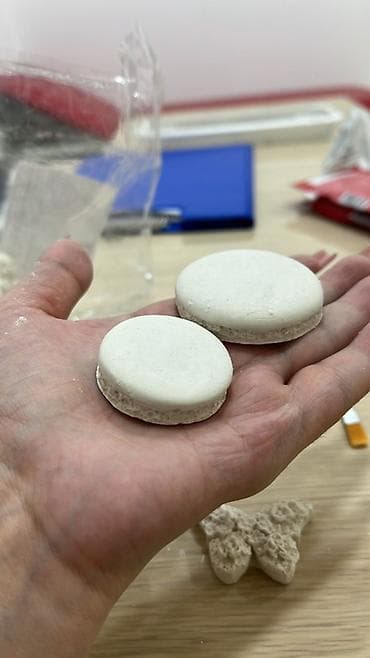 qilinc gulleri: Fiqur, Gips, rəng - Ağ — 5