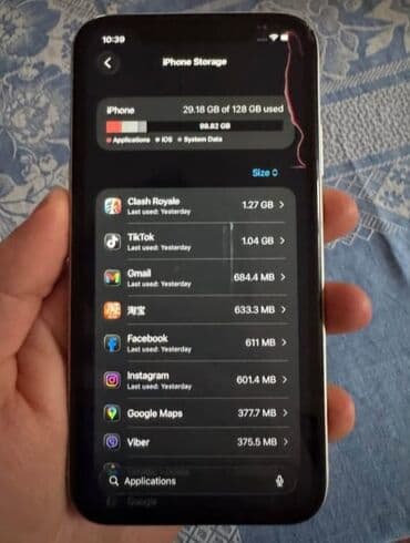 ayfon 11 sadə: IPhone 11, Ağ, Face ID — 5