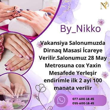 Dırnaq ustası tələb olunur, Yerin icarəsi