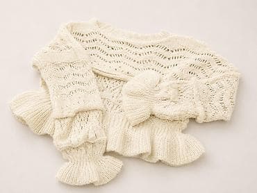 Sviterlər: Örgü krem rəngli sviter - Material: yumşaq iplik ( təbii tonlu — 1