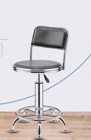 kasa: Tənzimlənən hündürlüklü bar/taburet oturacaq - Material: xrom örtüklü — 1