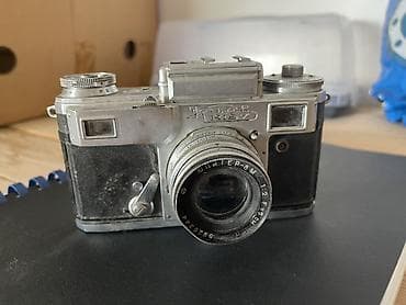 optika: Kiev 4A (СССР istehsalı) 35mm plyonka fotoaparatı - Menzilli — 4