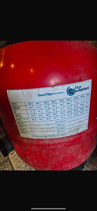akva: Hovuz üçün filtr 400 l Məhsul: Blue Elephant Sand Filter (Kum — 1