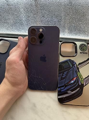 iphone 11 satisi: IPhone 14 Pro Max, 128 GB, Deep Purple, Simsiz şarj, Face ID — 6