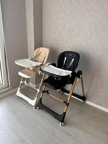 sirin ayi sekilleri: Kidilo uşaq yemək stulları – 2 ədəd (bej və qara rəng). 7 ay istifadə — 2