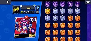 Brawl Stars hesabı – yüksək göstəricilər və nadir kosmetikalar - — 2