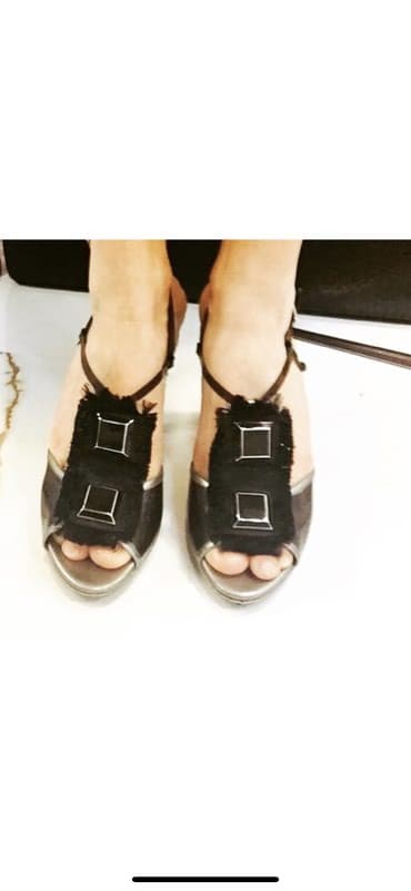 basanoşkalar 2023: Ölçü: 38, rəng - Qara, İşlənmiş — 1