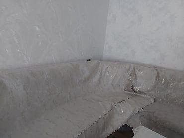 divan ustu ortuk: Divan üçün rəng - Bej Yataq örtüyü — 1