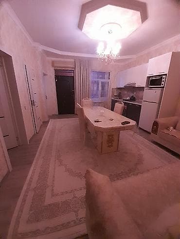 bakida satilan villalar: 3 otağ heyet evi - Plan: geniş mətbəx-studio və qonaq otağı birgə — 2