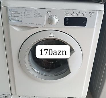 Indesit önyükləməli paltaryuyan maşın - Ön yükləmə, klassik ağ korpus