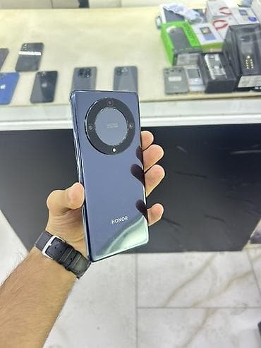 toba x9: Honor X9a, 128 GB, rəng - Qara, Zəmanət, Sensor, Barmaq izi — 5