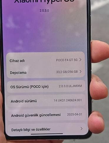 iphone 12 kabro: Poco F4 GT, 256 GB, rəng - Boz, Sensor — 3