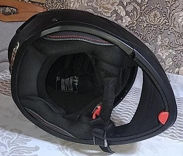 mator motosiklet: STUDDS tam üzlü motosiklet dəbilqəsi Unversal, Guneş açkili, çenesi — 4