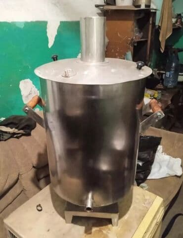 samovar qədimi: Новый Дровяной Самовар, Более 10 л, Самовывоз, Платная доставка — 3