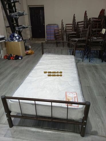 çarpayıların qiyməti: Yeni, Təknəfərlik çarpayı, Bazasız, Matrassız, Siyirməsiz, Azərbaycan — 4