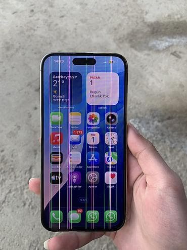 16 pro maks: IPhone 14 Pro Max, 256 GB, Matte Gold, Simsiz şarj, Face ID — 8