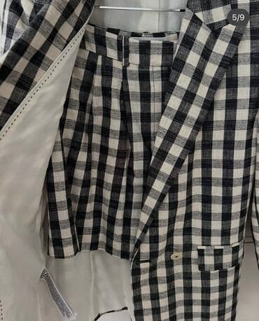 topik geyim: Костюм Mango Пиджак+шорты Смесь хлопка со льном Размер S носила 1 — 2