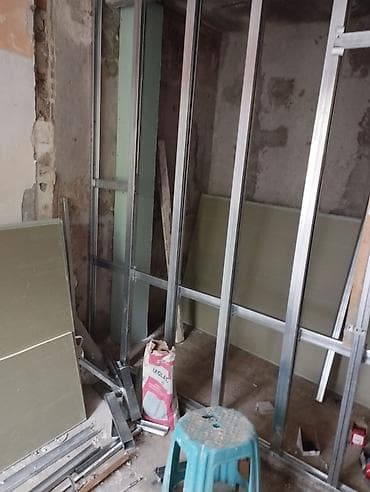 Peyk antenalarının quraşdırılması: Gipsokarton arakəsmə və karkas sistemi,otopleni sistemi kombbi — 3