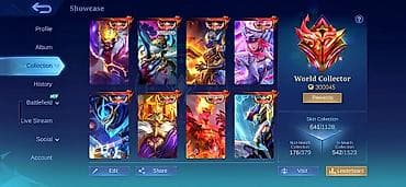 deri sumka: Mobile Legends: Bang Bang hesabı – World Collector - Profil nişanı — 1