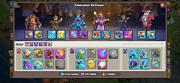 hava internet: Clash of Clans hesabı – inkişaf etmiş əsas kənd və güclü ordular - — 3