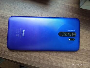 islenmis soyuducu aliram: Redmi 9, 32 GB, rəng - Mavi, Barmaq izi — 1