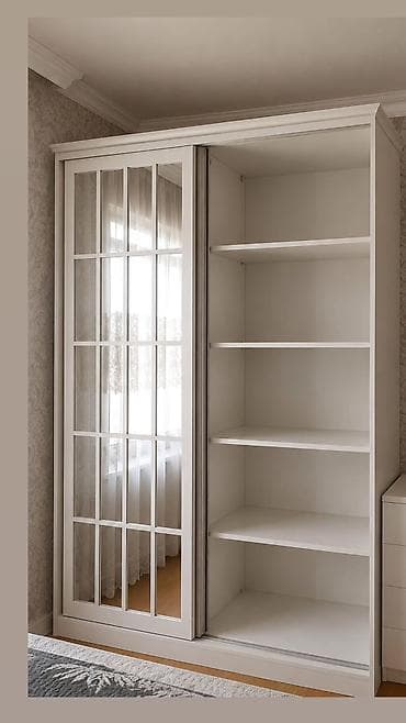 pencere islenmis: İşlənmiş, 2 qapılı, Güzgülü, Ağ, Kupe, Düz dolab — 1