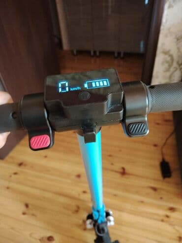 gecə görmə: Elektrik skuter – mavi rəng Xüsusiyyətlər: - Ön amortizator sistemi — 4