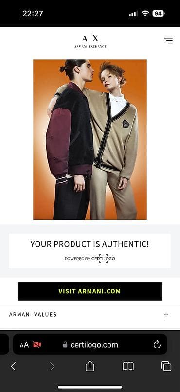 kurtka satisi: Offical saytında qr kod nan yoxlanılıb Screan edib qoymuşam,original — 5