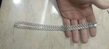 qizil sepler kisi ucun: 925 gümüş boyunbağı - Material: 925 ayar kardinal gümüş (ştamp “925” — 2