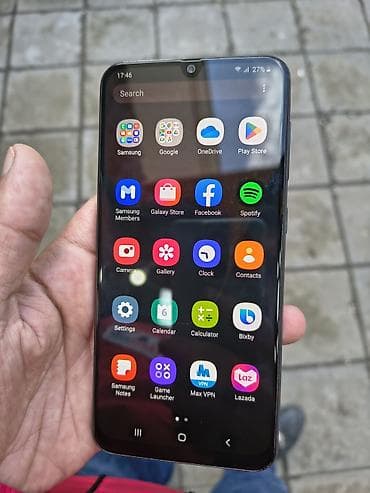 note 20 ultra ekran: Samsung Galaxy A50, 128 GB, rəng - Mavi, Barmaq izi — 5