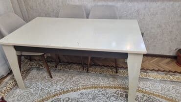 Стулья: Гостиный стол, Нераскладной — 3