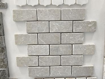 can eti: Təbii daş mozaika plitələr - Material: təbii daş (mərmər quruluşlu) — 1