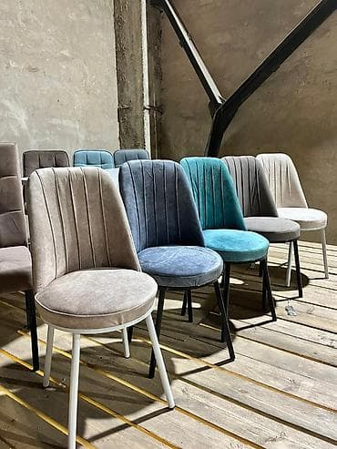 Mətbəx üçün, Qatlanmayan, rəng - Boz Stul