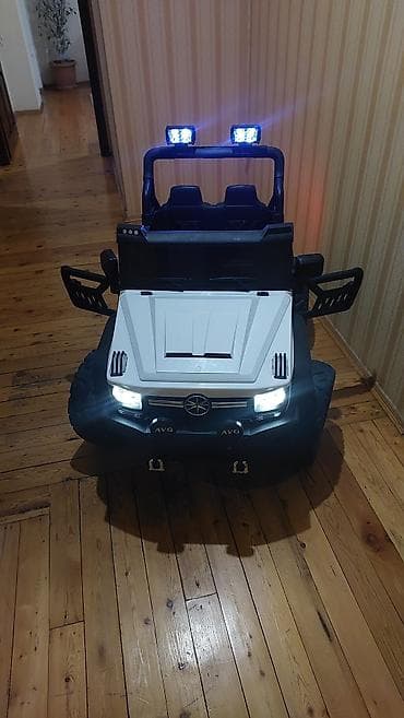 usag maneji: Uşaq üçün elektrikli off-road tipli minik maşını - Korpus: ağ-qara — 3