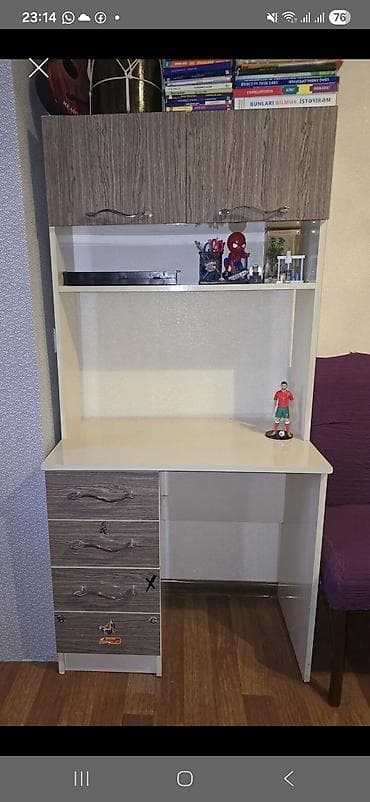 Oğlan və qız üçün, Siyirməli, Yazı masası, Stulsuz — 1