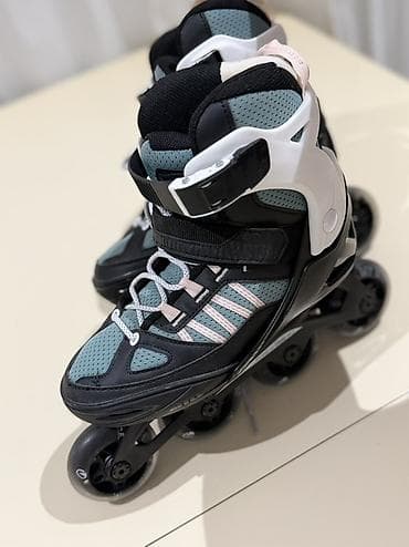 Roliklər: Роликовые коньки Decathlon Oxelo Fit Junior (Раздвижные 35-38) • — 1