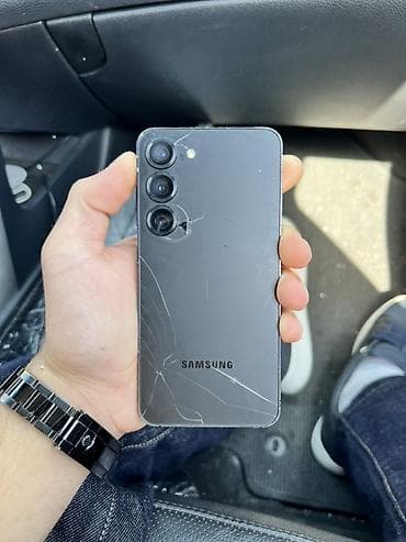 Samsung Galaxy S23, rəng - Qara, Qırıq — 1