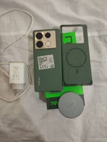 телефон fly fs521 power plus 1: Infinix Note 40 Pro, 256 GB, rəng - Yaşıl, Simsiz şarj — 2