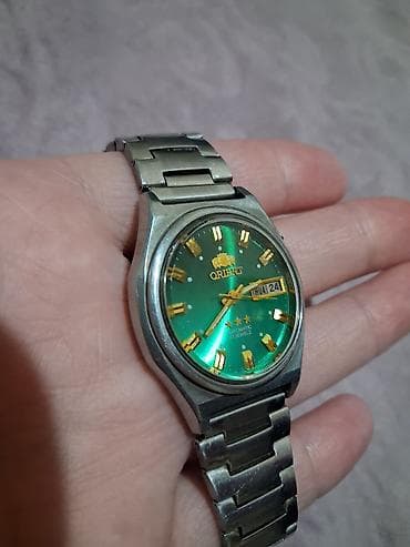 Orient ⭐️⭐️⭐️ Mexanika avtomatik Sferblat rengi yaşıl Mexanizmi 469