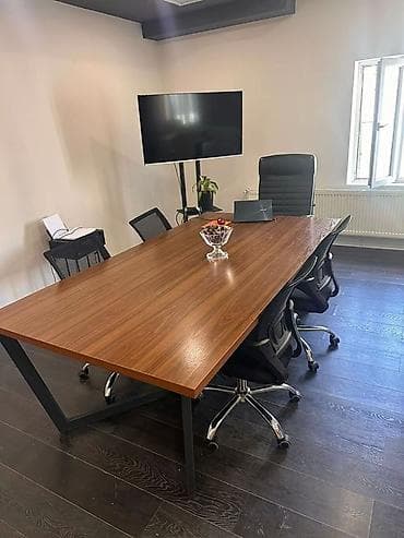 puflar: Məhsul: Ofis üçün toplantı masası və yumşaq mebel dəsti - Toplantı — 2
